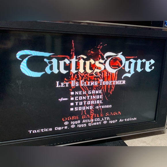 Tactics Ogre 1998 Playstation 1 PS1 RPG video game - Disc only - Works - Picture 3 of 6